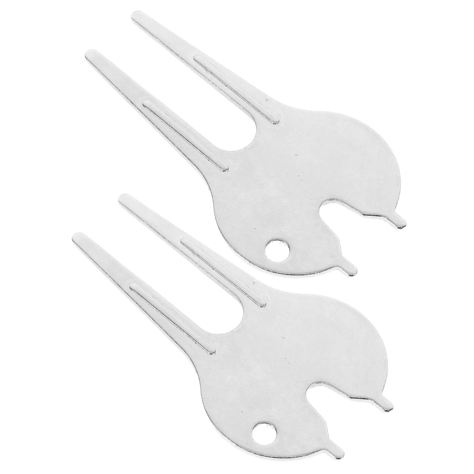 سبيكة خضراء ديفت إصلاح الغولف أداة الأخضر ديفت شوكة الفضة اليد ماركر المحمولة إكسسوارات الغولف علامة الغولف #6