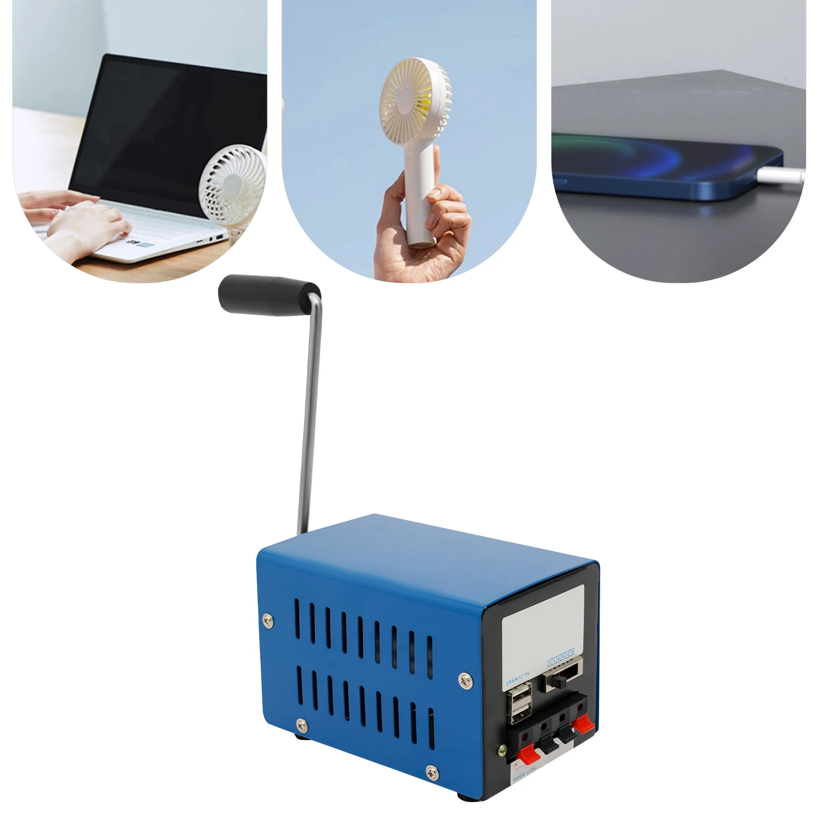 

Портативный генератор 28 В, 20 Вт, ручной генератор, ручной кривошипный генератор, отдельно стоящий портативный, используемый в качестве аварийного источника питания