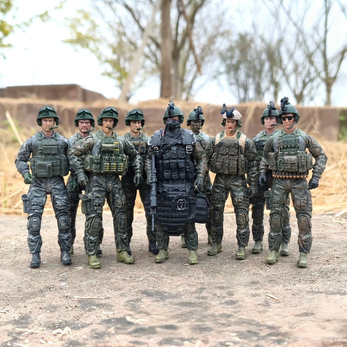 

In Stock 1/18 Scale Us Navy Seal Team 3.75 Inch Articulated Action Figure Military Toy Gift