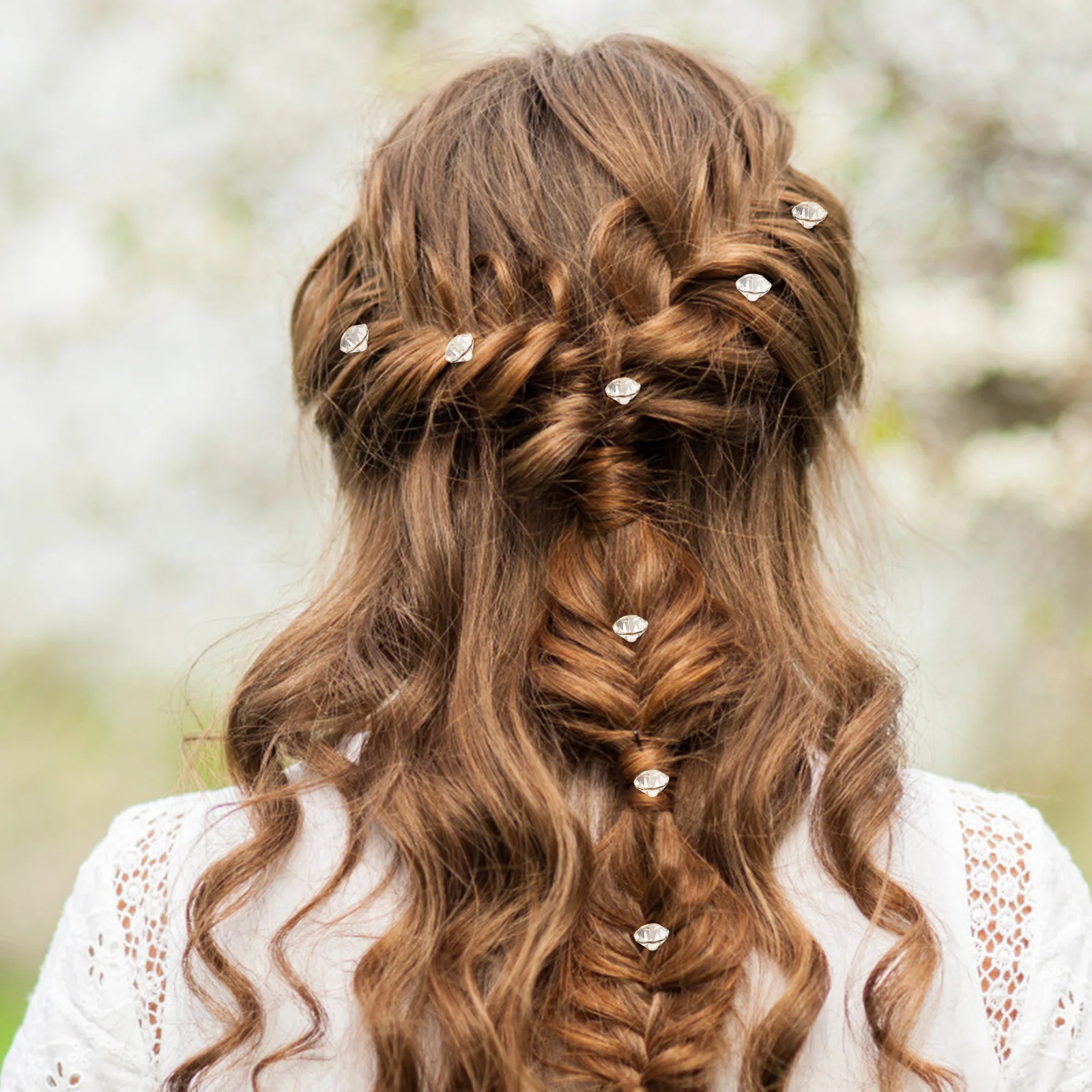 

20 Pcs U Shape Hairpin Zinc Alloy Fork Hair Chopstick Bun Clip for Thick Fine Short Hair Wedding Party Daily Use