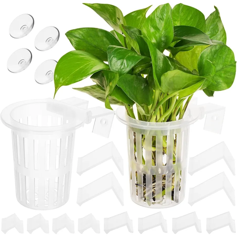 

2025 Новый модернизированный большой держатель для аквариумных растений с удлинительными крючками 1,57 дюйма и присосками для аквариума, культовый аквапонный завод