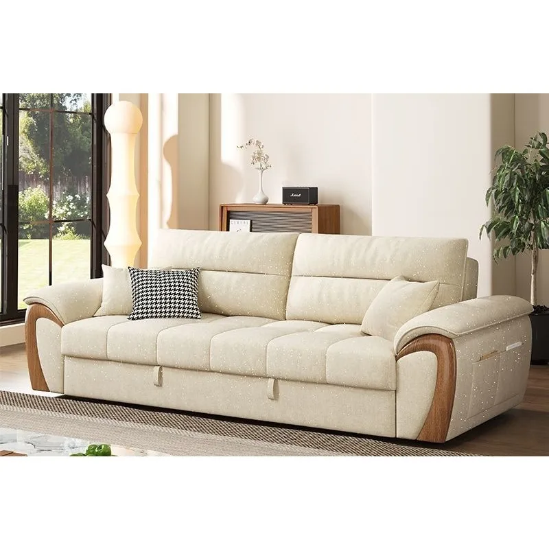 Sitting, lying and office dual-purpose multi-functional integrated simple modern double sofa