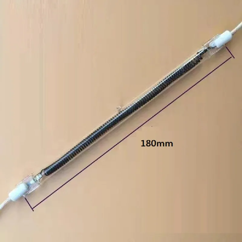 HoneyFly Carbon Fiber Heater Lamp 220V 400W 180mm 200mm 225mm Heating Element Quartz Tube For BBQ Grill Heating Drying Printing