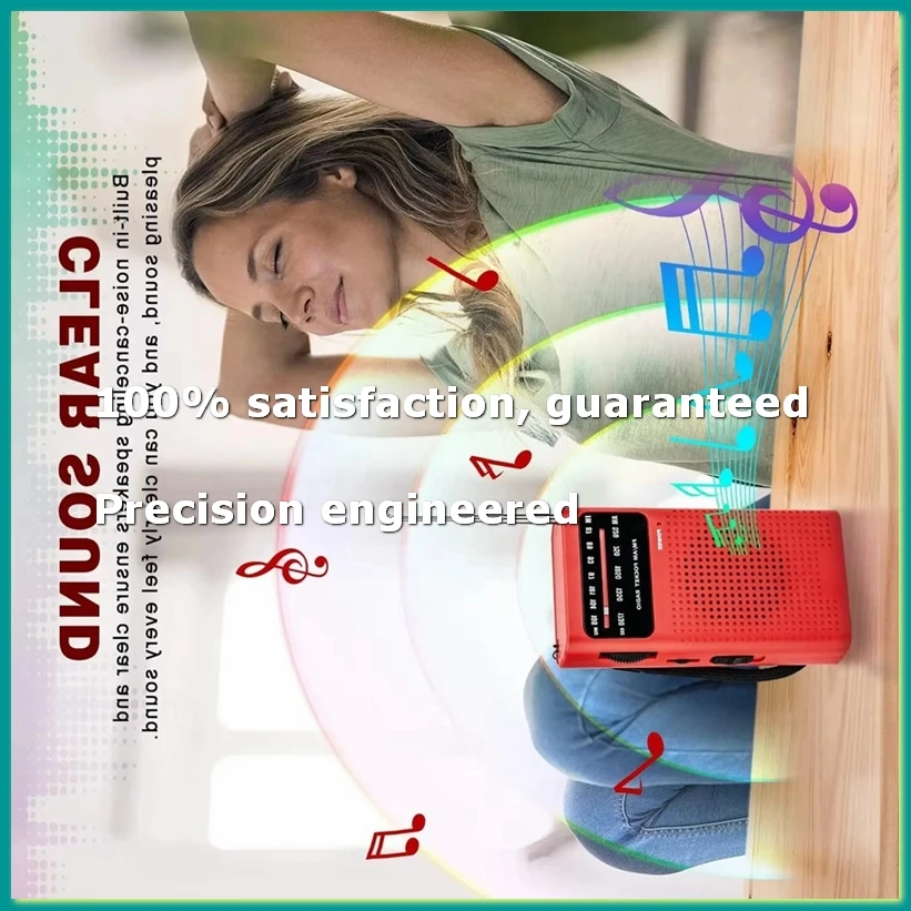 Full-Band Small Portable Radio Mini AM FM Pointer Pocket Radio for Running Compaing Travel Analog White-A82Z