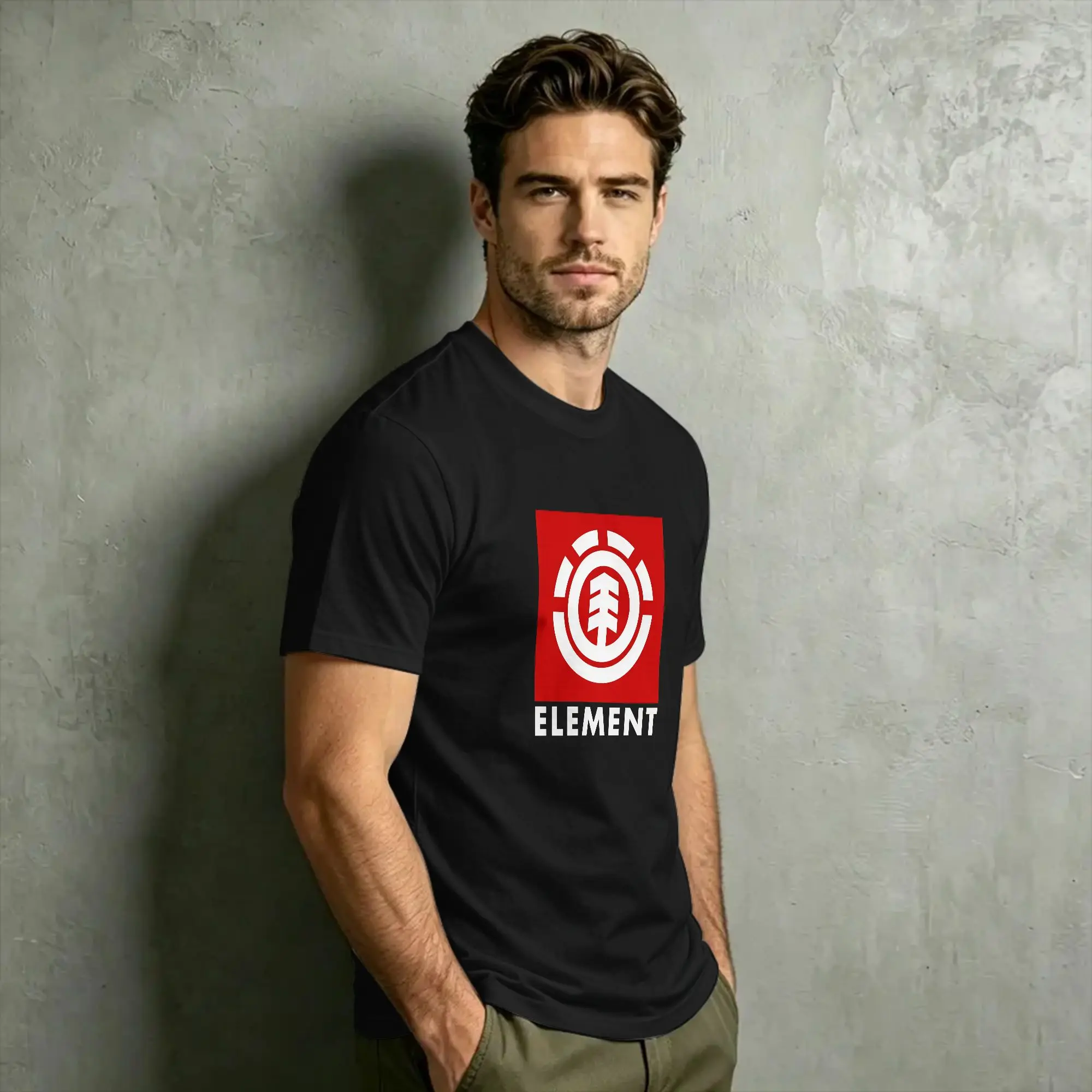 Herren-T-Shirt „Element Of Surprise Periodic Table Nerd Geek Science“ aus Baumwolle, kurzärmelig, Kleidung für den Sommer – Detail 7