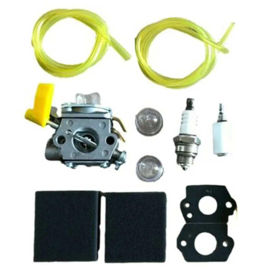 Carburetor Kit For PLT3043YE RLT30CDNB RLT30CETG For Homelite For 30cc Trimmer For RUIXING HR142R-30K-00-08 WT-997