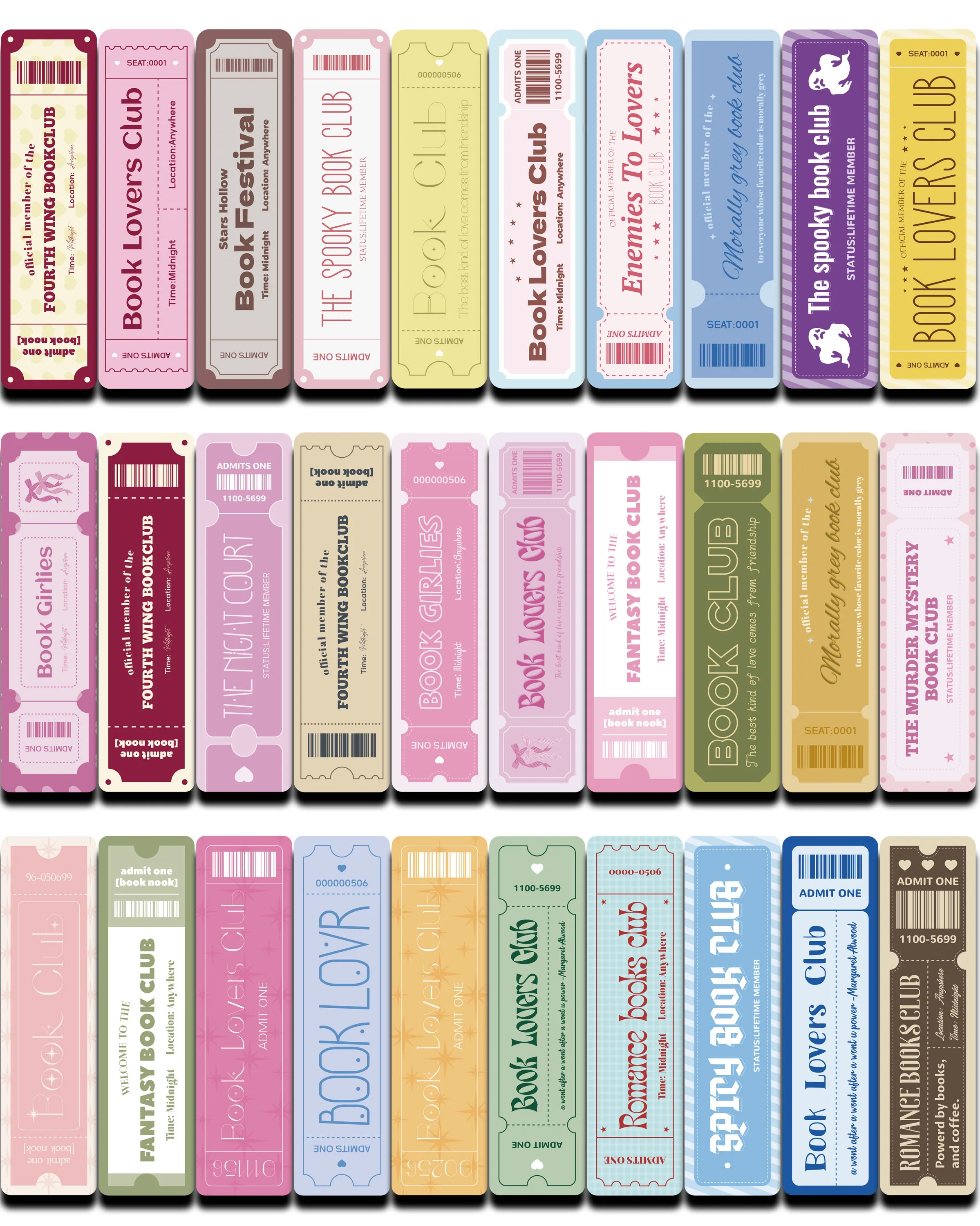 30PCS Creative Bookmarks, A Variety Of Designs To Read, Suitable For All Kinds Of Books, Enhance The Sense Of Reading Ritual.