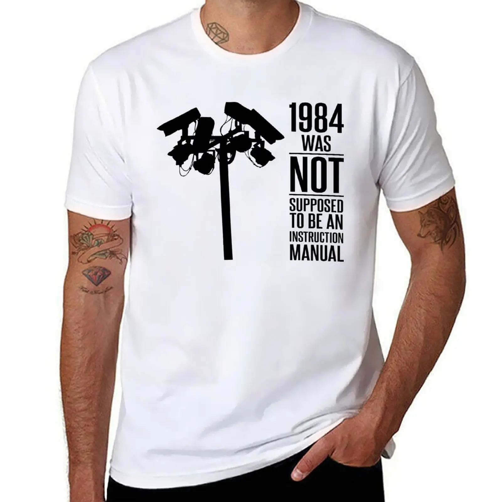 

1984 Was Not Supposed To Be An Instruction Manual T-Shirt man t shirts for men man t shirts graphic T-Shirt