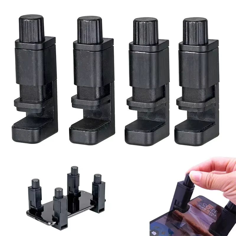 Clip Ajustable Negro Abrazadera Fija Para Herramientas De Reparación De Teléfonos Móviles Pantalla LCD Sujeción Clip Herramientas De Reparación 2