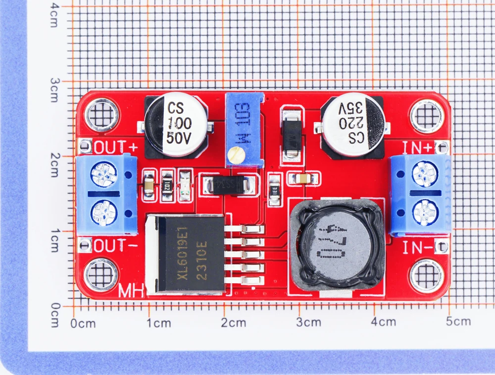 XL6019 5A DC-DC Step Up Power Supply Module Boost Volt Converter Voltage Regulator 3.3-35V To 5V 6V 9V 12V 24V Adjustable Output