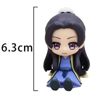 Q Version The Apothecary Diaries Maomao Jinshi Mini Figure Anime Periphery Kawaii Sitting Toys Desktop Car Ornaments Model Gifts 5