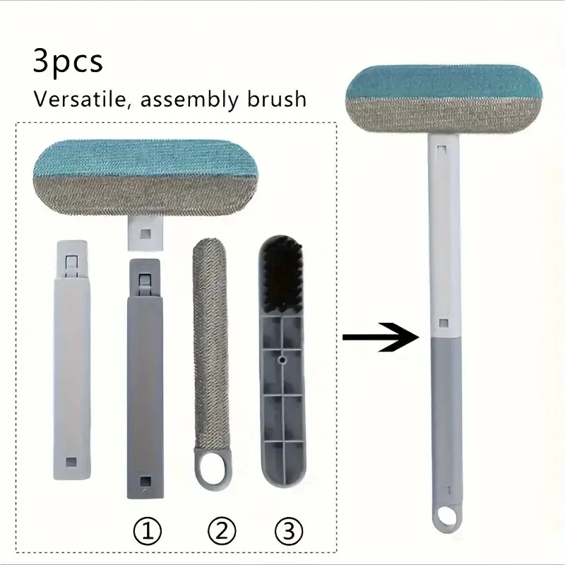 Cepillo removedor de pelo para mascotas de nailon de larga duración con mango ergonómico: ideal para el cuidado de perros y limpieza eficiente