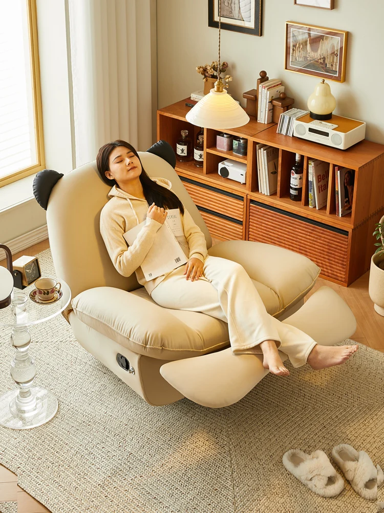 Space multifunctional lazy sofa chair can sleep, lie down, cat scratch skin