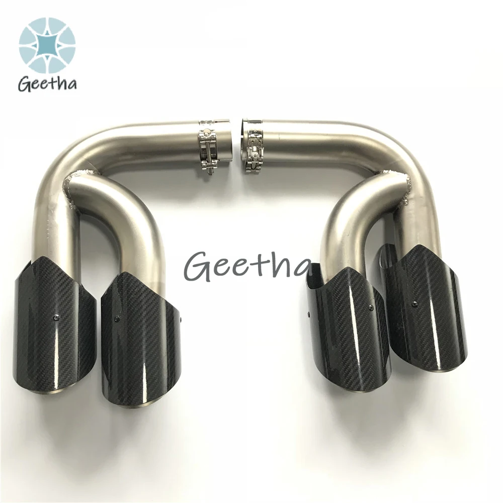 

Для хвостовых насадок из углеродного волокна, глушитель, труба для Porsche New Cayenne 2018-2019