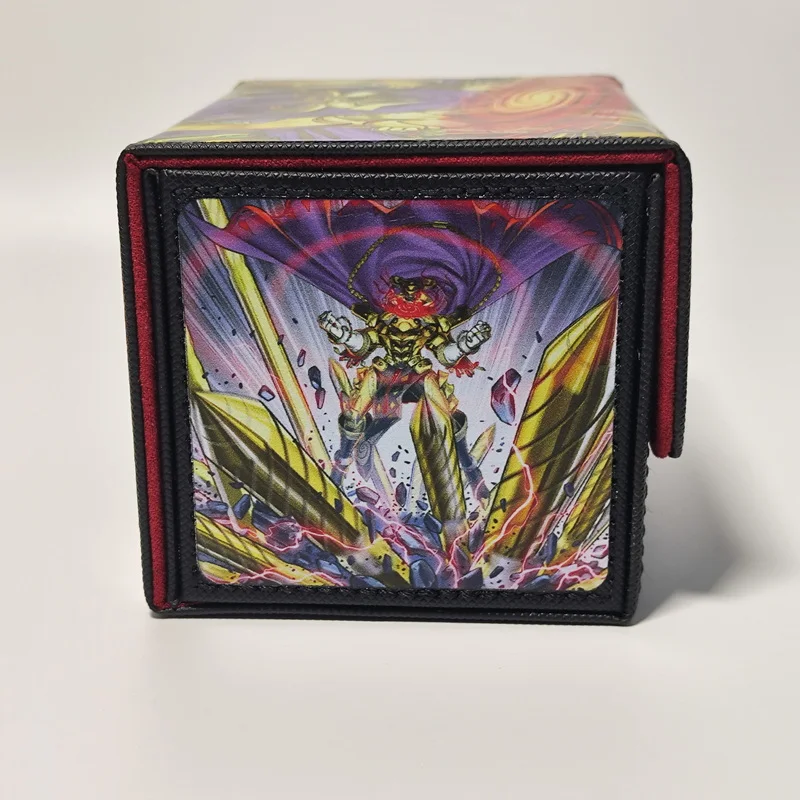 DIY 직접 만드는 유희왕! 엘드리치 더 매드 골든 로드 카드 보관함 Ygo 가죽 고급 카드 보관함 애니메이션 카드 선물 장난감