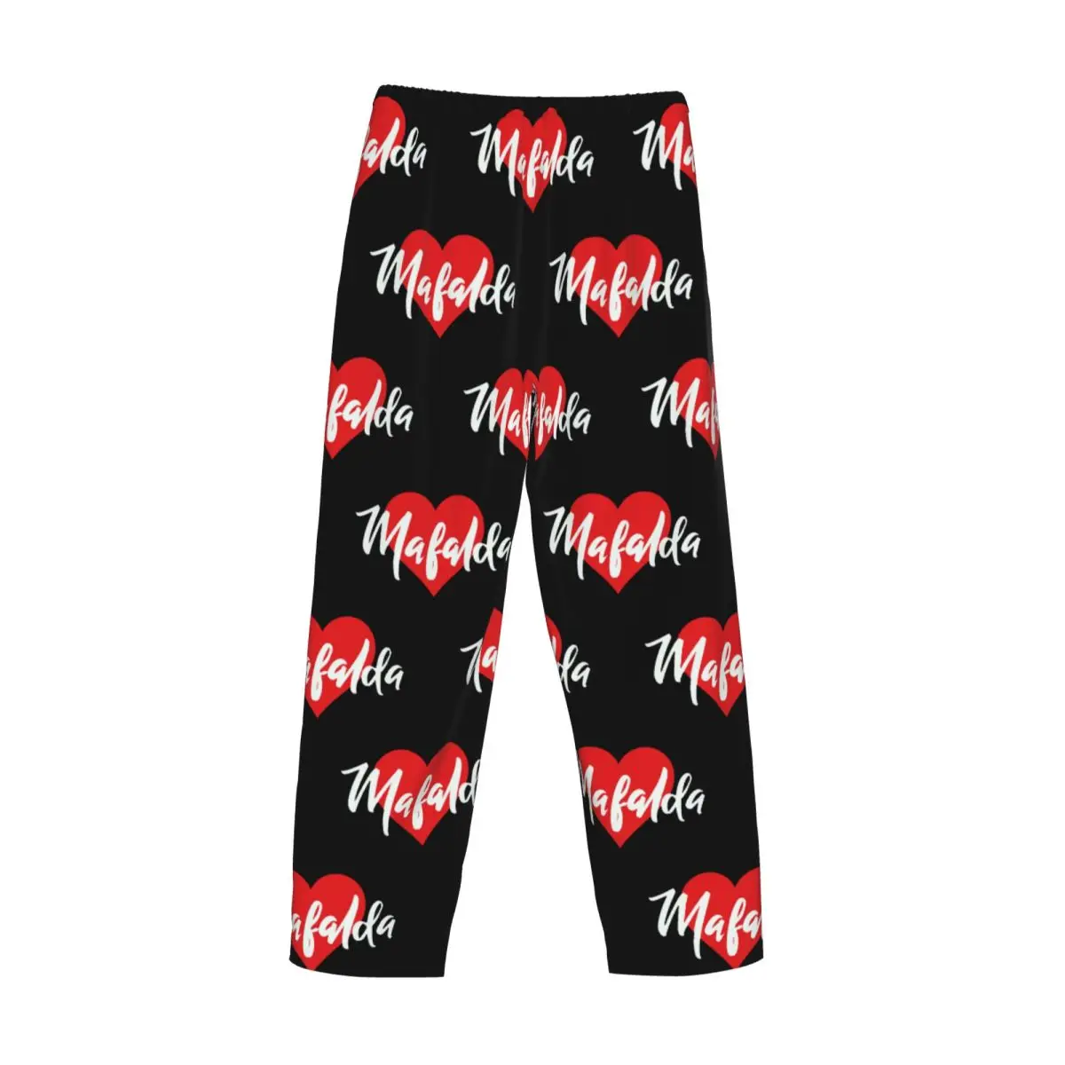 Pantaloni da pigiama Mafaldas Hot Cartoon Love da uomo personalizzati Pantaloni da notte stampati con tasche