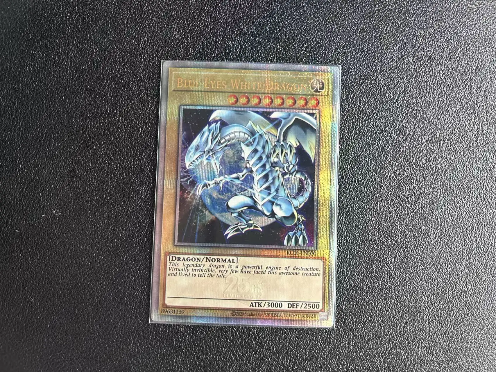 

Yu Gi Oh Quasi-ChromeSphere E/QCSER TCG Blue-Eyes Белый Дракон (KC01-EN000) Домашние английские открытки с животными своими руками (не оригинал)