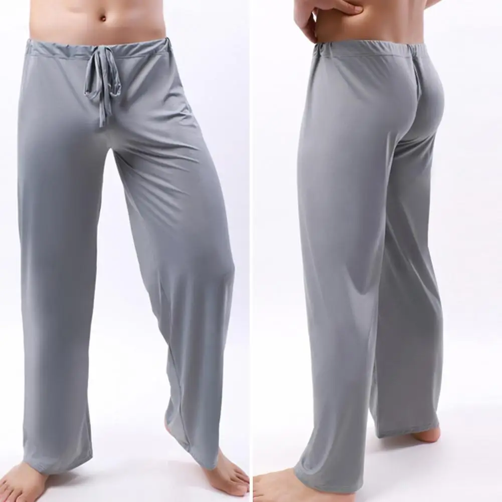 Chic Men Yoga Pants Low Waist Sports Quick Dry Casual Soft Men Pants Men Clothing Pajama Trousers