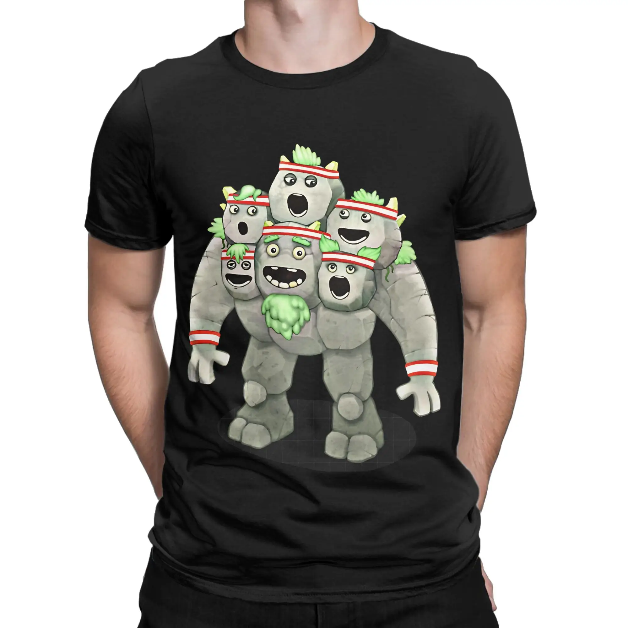 Chaotic playful creature Classic My Singing Monsters Novelty 100% Cotton T-Shirt Tops Tees For Men