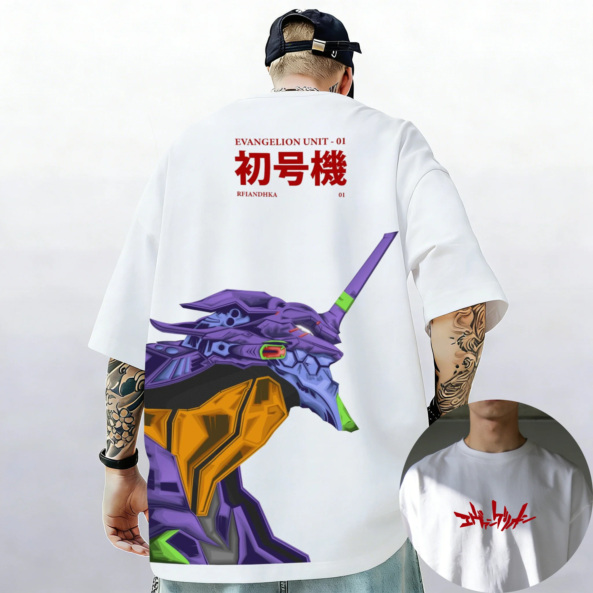 Neon genesis evangelion ayanami rei asuka estilo clássico manga curta camiseta das mulheres dos homens 2026 verão pai-filho algodão camisetas