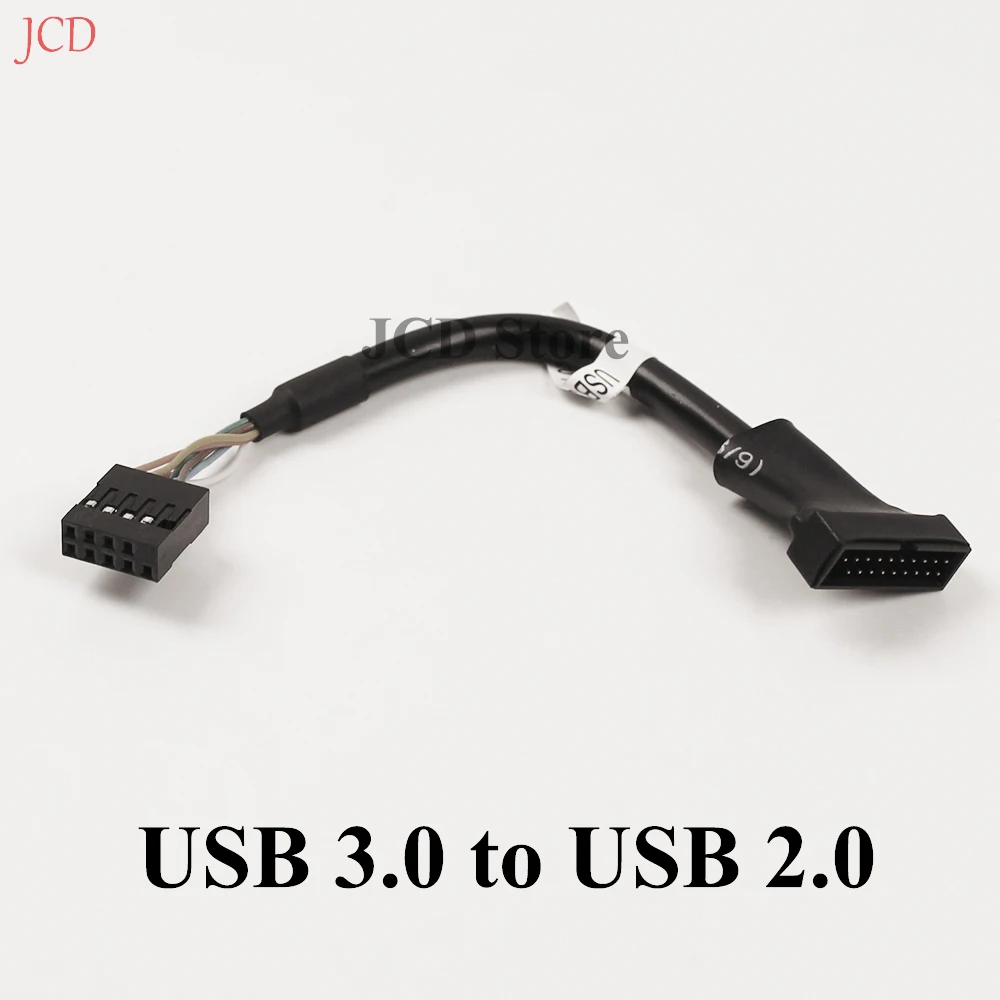 1-10PCS Converter Adapter USB 3.0 20 Pin Male to USB 2.0 9 Pin Motherboard Female Cable USB3.0 Female To 9 Pin USB2.0 Male Cable