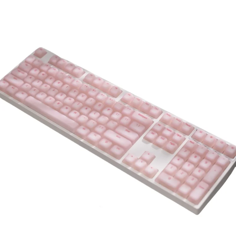 Imagem -05 - Nogi-tecla de Teclado Mecânico Transparente Toque Suave Abs Material Silicone Adaptar-se a 61 Teclas 87 Teclas 108 Teclas