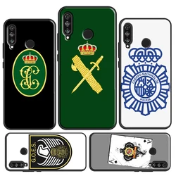 Spain National Police logo Case For Huawei P30 Pro P50 P40 P20 Lite Nova 9 5T Cover For Honor X8 X7 X9 50 Lite 70