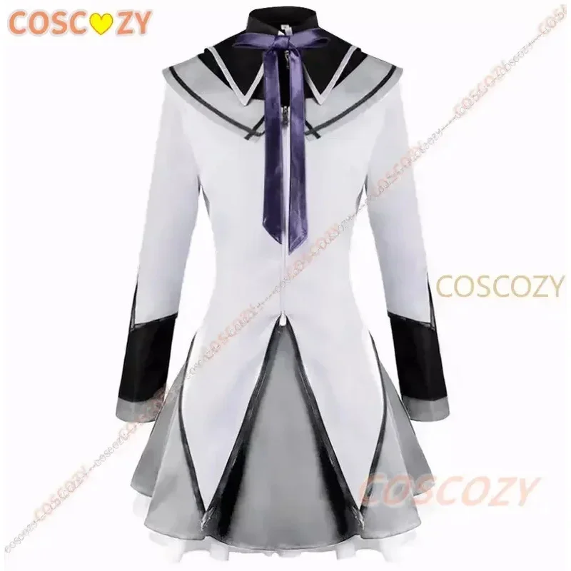 ❤❤2025 Anime Magical Girl Puella Magi Madoka Magica Homura Akemi Cosplay Costume Fighting Uniforms Wig Socks for Mahou Sh New ★☆