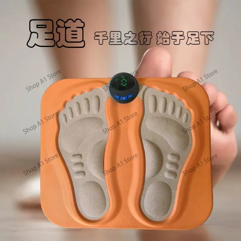 Microcurrent Foot Massage Pad, 3D Pulse Foot Massager Mat for Plantar and Calf Muscle Massage