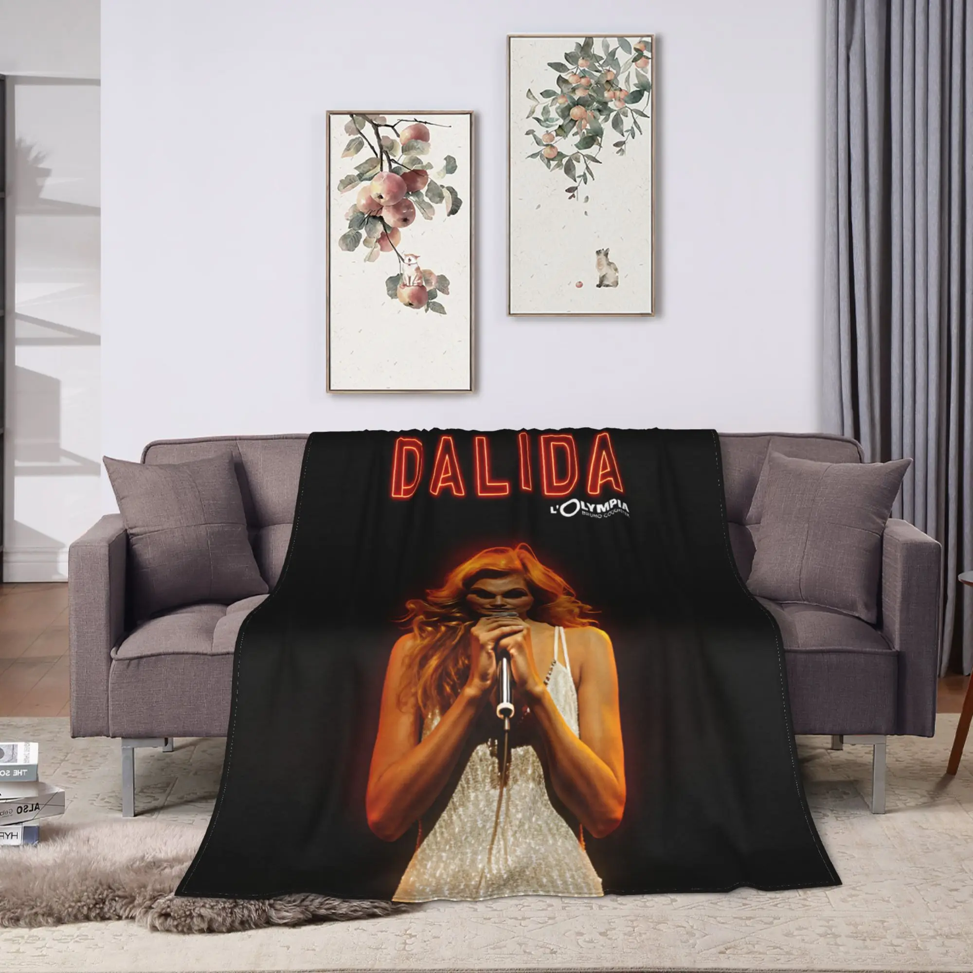 Dalida  Blanket Quality Super Soft  Bedding Throws Winter Camping Couch Chair Fluffy Bedspread