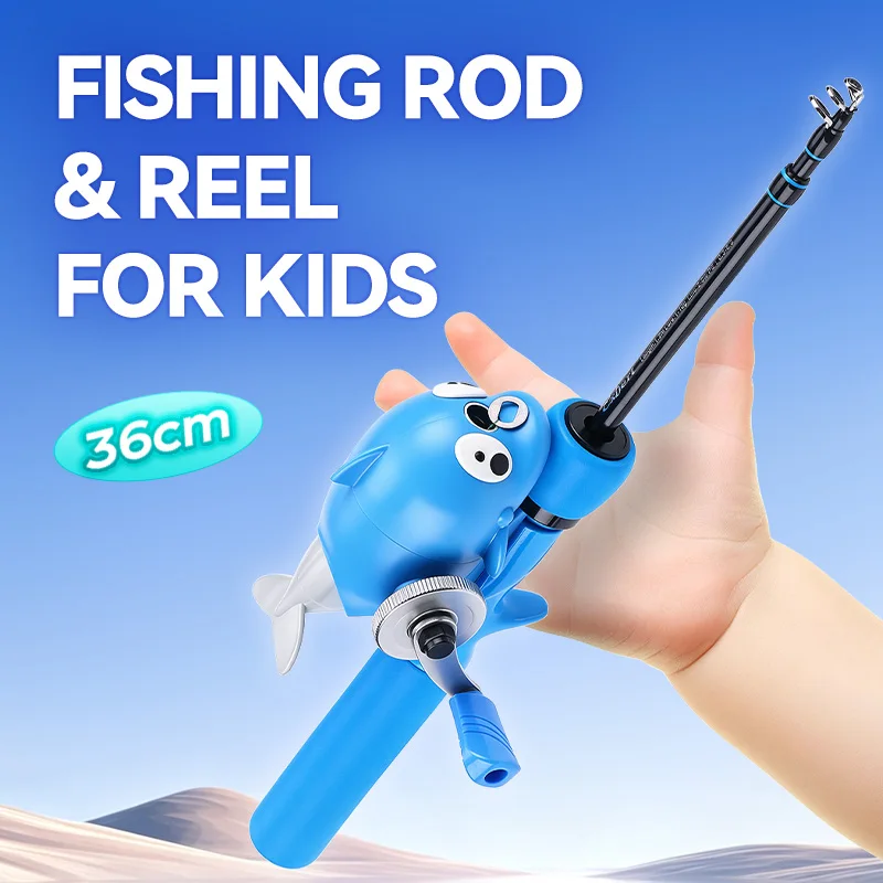 WEIHE 1/2pcs 1.2m MiNi Rod Set Telescopic Portable Lure Rod view 2