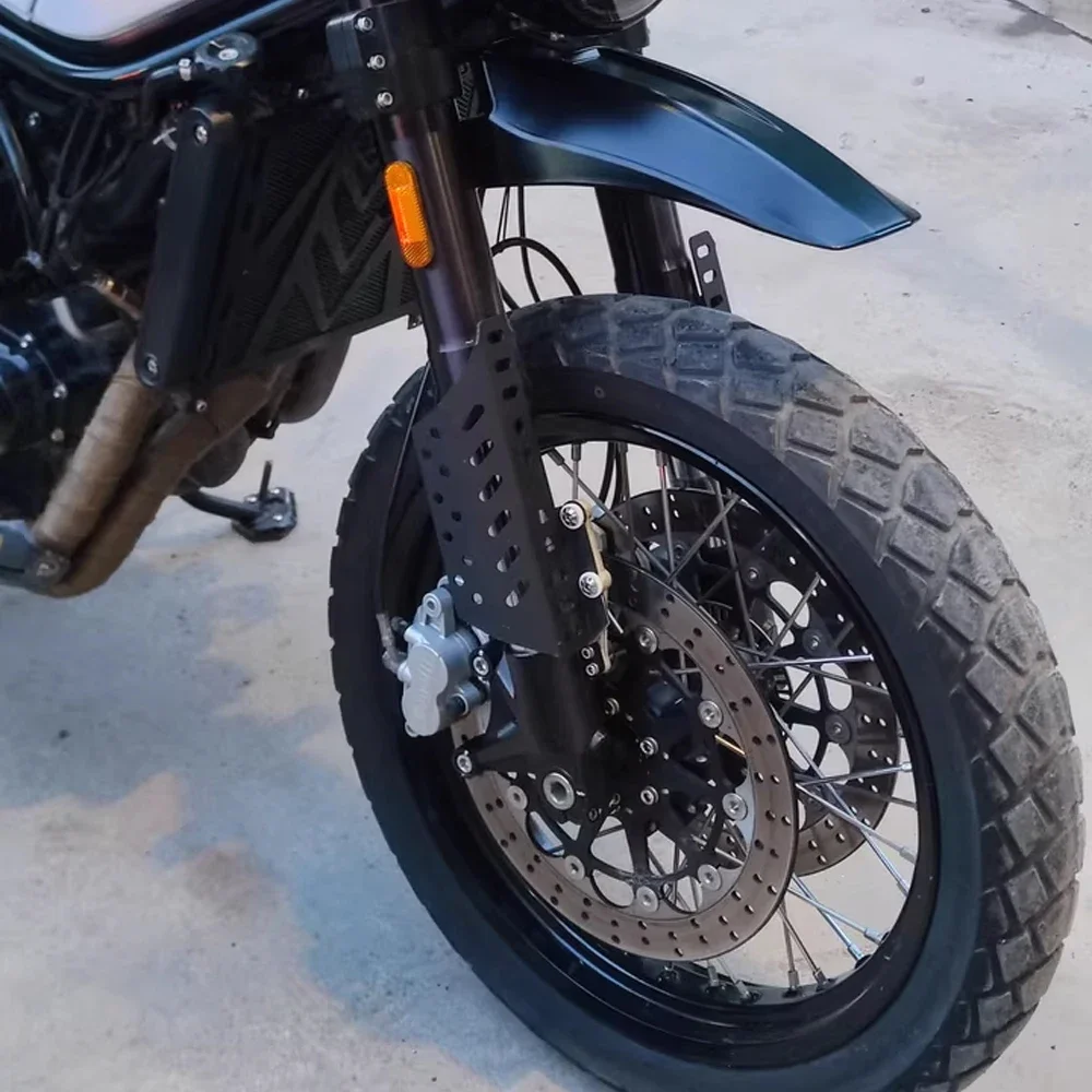 Fit For Speed 400 Scrambler 400X 2024 2025 Motorcycle Mudguard Front Fork Protector Guard Block Stainless Steel Fender Cover