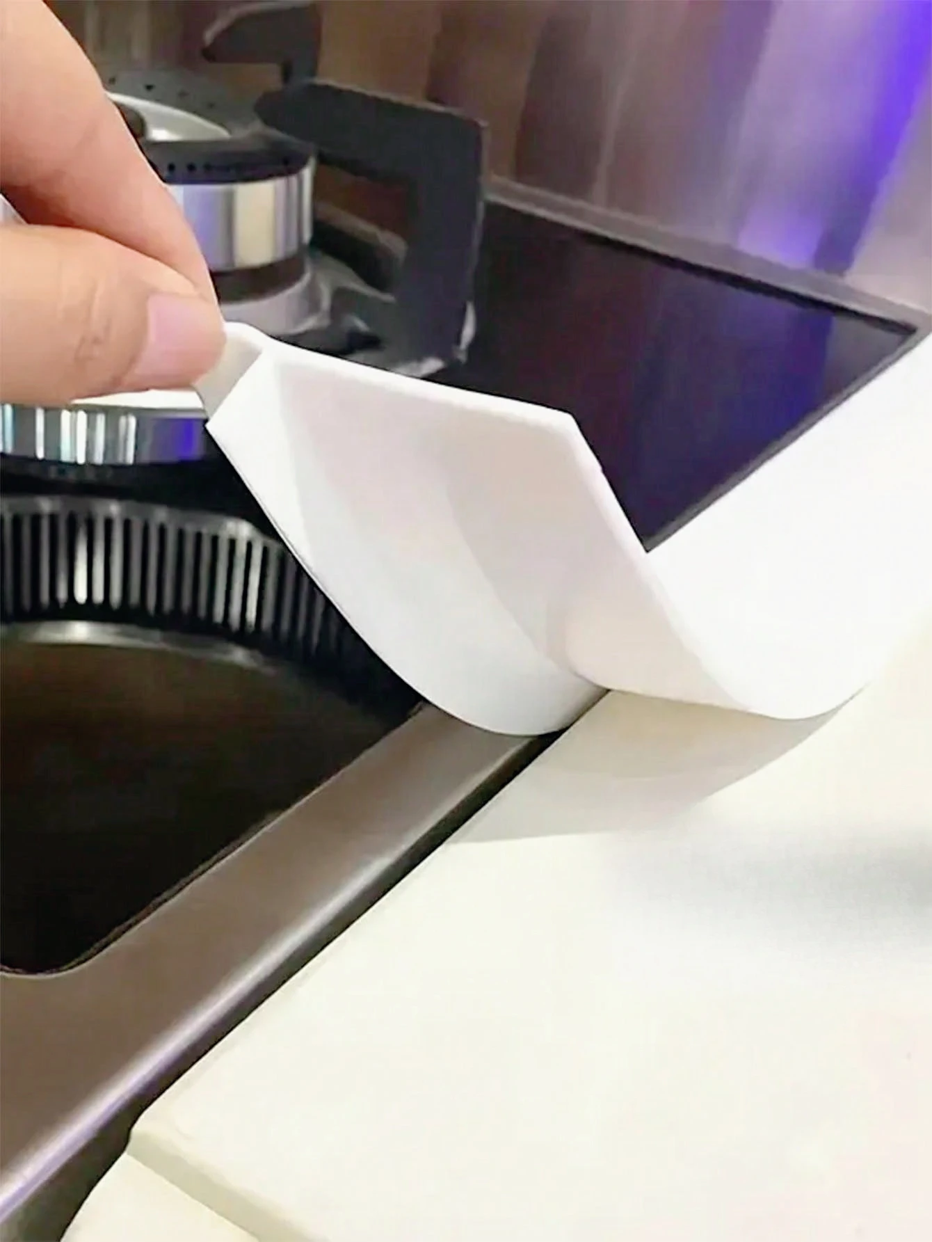 1pc T-Shaped Stove Top High Temperature Resistant Gap Strips Silicone Filling Strips Silicone Sealing Strips Waterproof