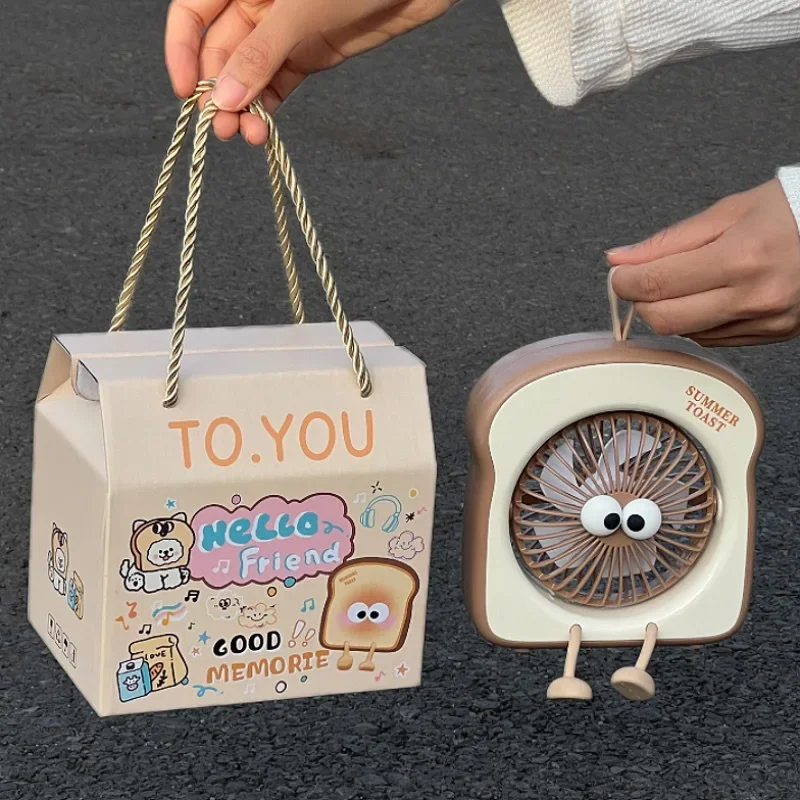 Creative toast multifunctional toast fan practical birthday gift for girlfriend girlfriend sister meaningful gift