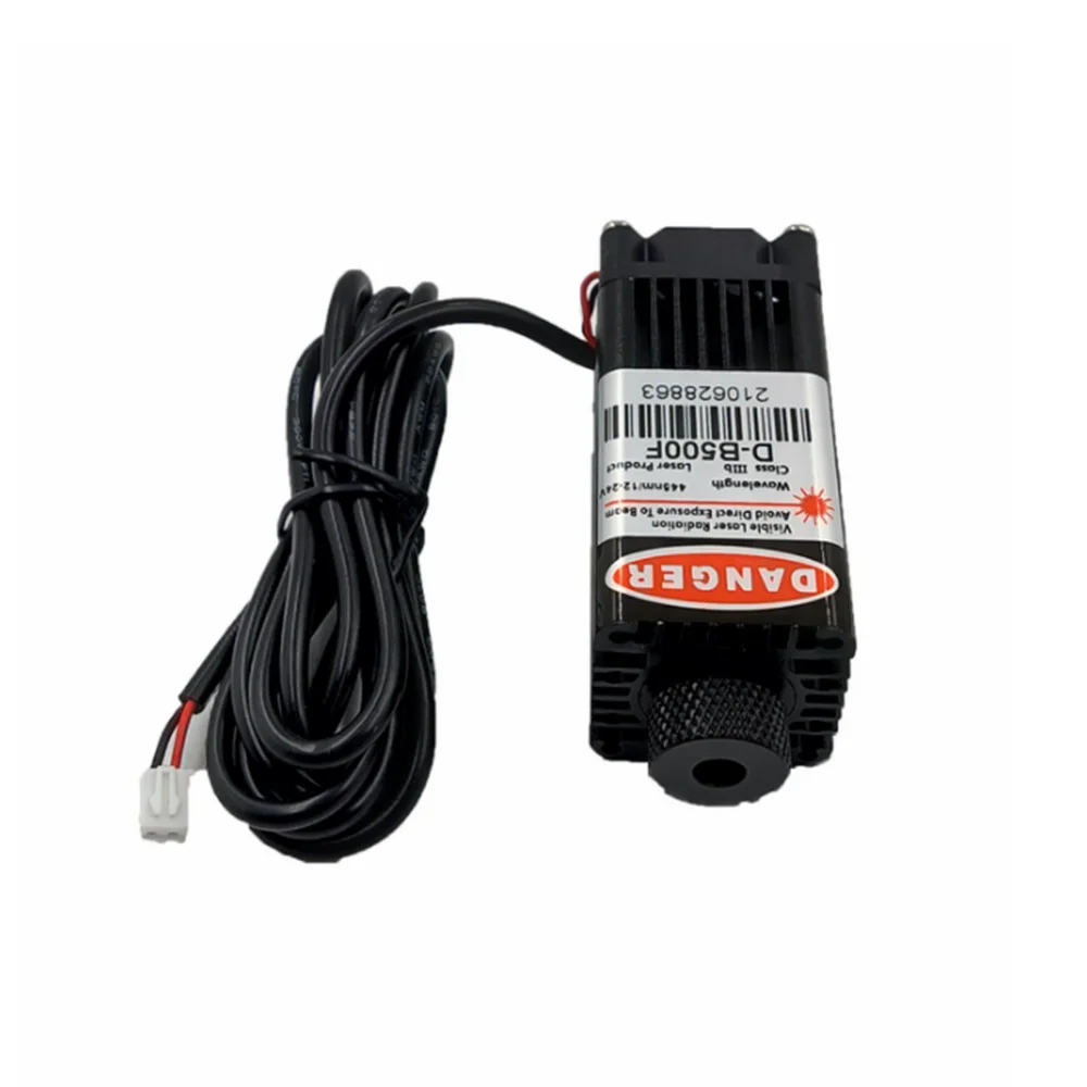 445nm 450nm 1.6W Blue-violet Engraving Laser With Adjustable Focal Length 12V/24V Input PWM Control