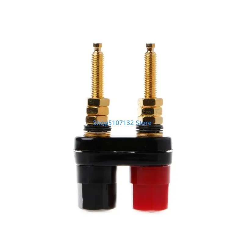 87HD Gold Plated Banana Plug Connector Speaker Amplifier Extended Terminal Binding Po