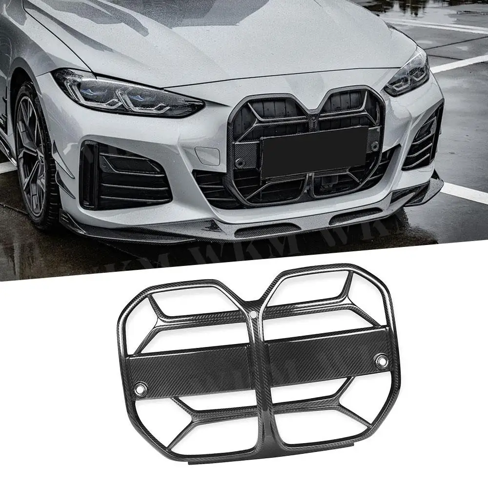 

Dry Carbon Racing Grille Mesh Front Bumper Racing Grille for BMW 4 Series G26 M Sport Sedan 2020+ Car Styling Accessories