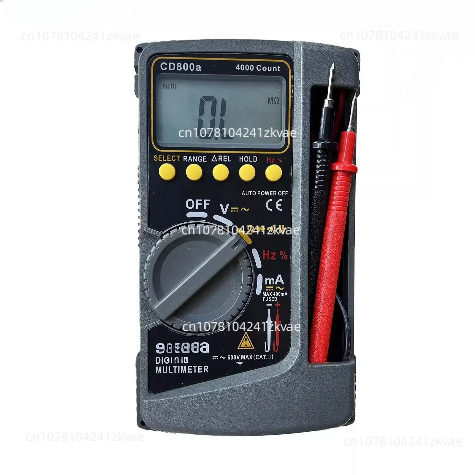 

CD800a Digital Multimeter Electrical Capacitance Frequency Measurement Hand Strap Instruction Manual