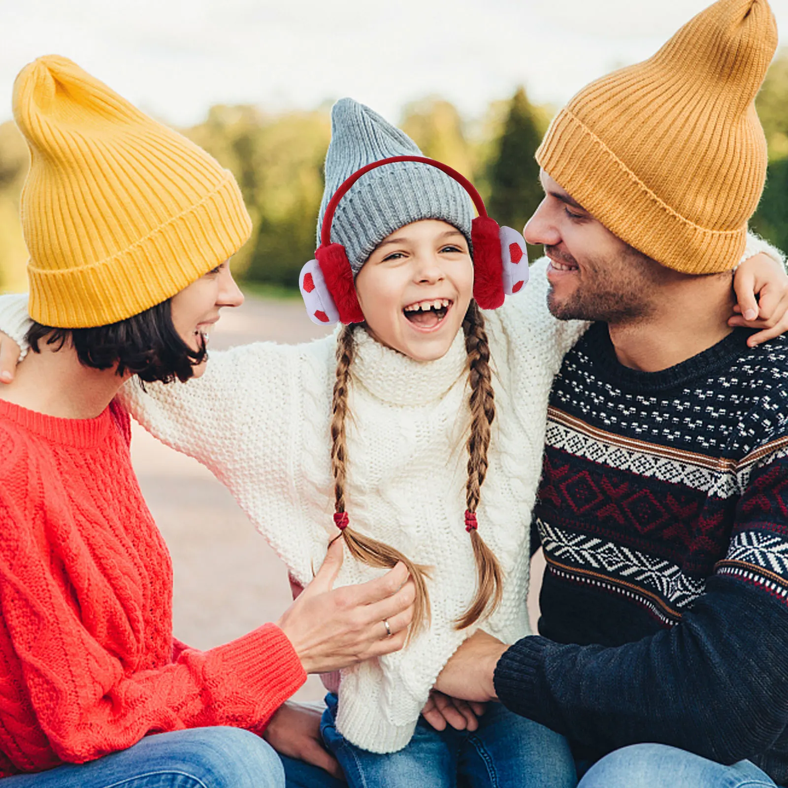 

1pcs Lovely Earmuff Durable Warm Ear Cover For s Winter Sports Protective Lightweight Comfortable Outdoor Use Ear Muffs For