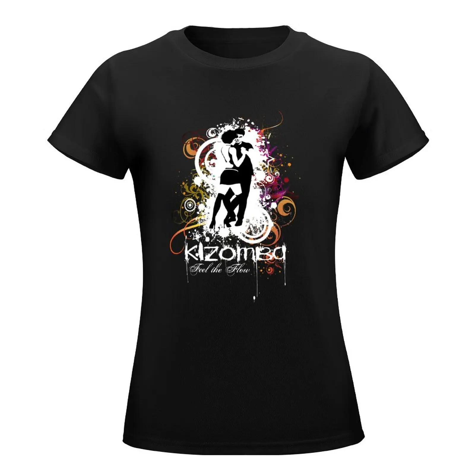 Kizomba. Feel the Flow T-Shirt female hippie clothes t shirts for Women graphic