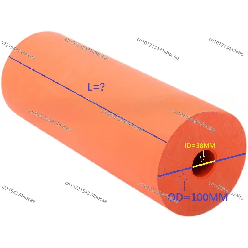 Customized High-temperature Heat Transfer Stamping Rubber Rollers with Various Hardness and Sizes Hardness 30/40/50/60/70/80/90