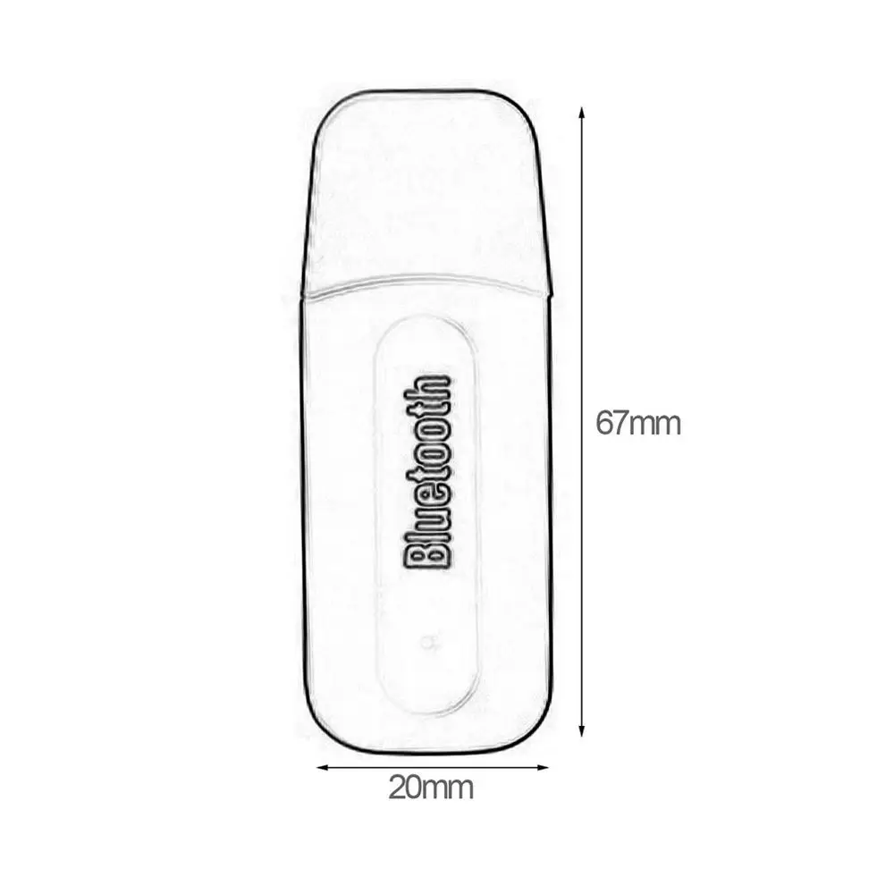 Adapter Music Receiver Adapter 3.5mm Jack Car USB Adapter Car Audio Receiver Bluetooth 5.0 Audio Receiver Wireless Adapter