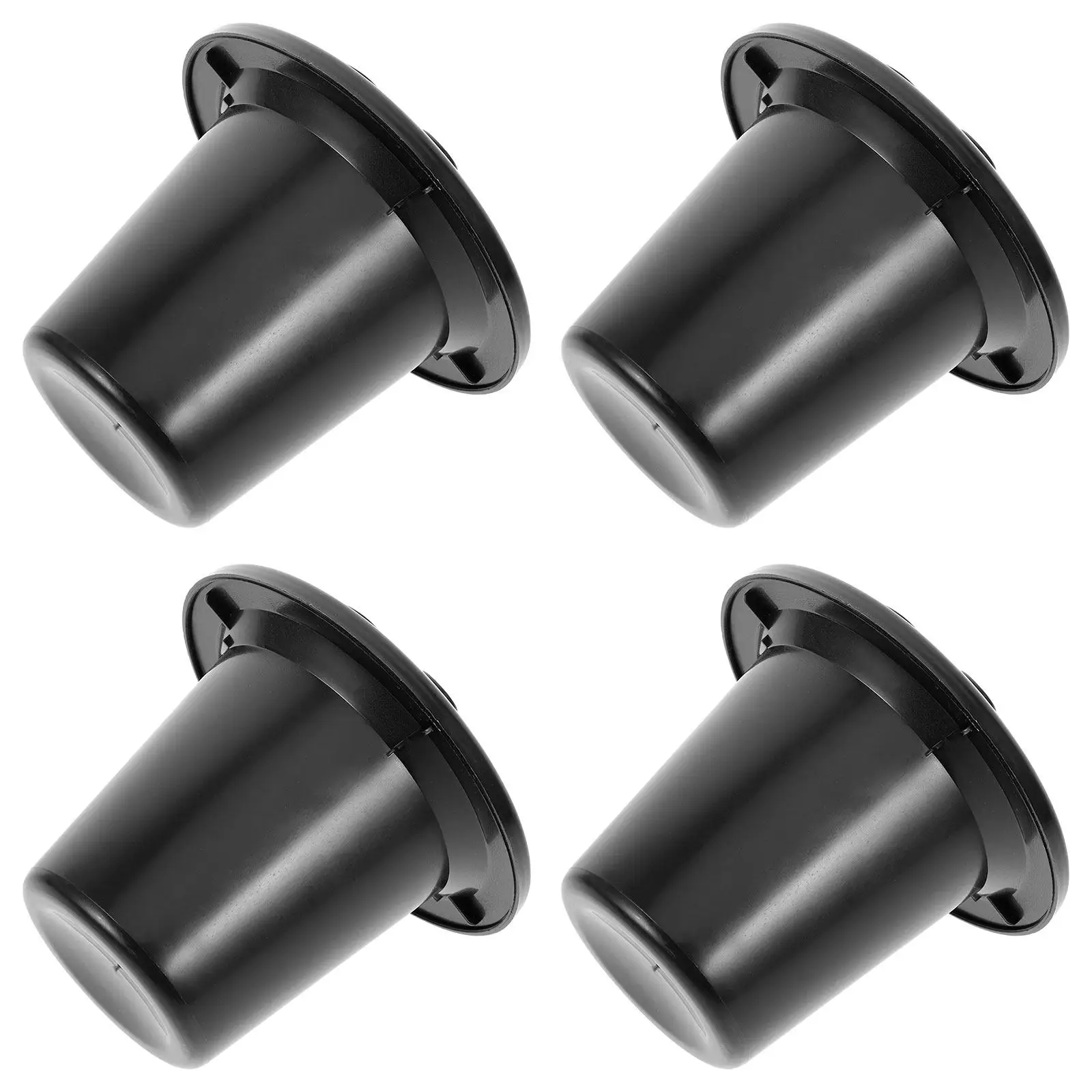 4Pcs Black Cemetery Flower Vase Set Sturdy Plastic Memorial Vase for Graves Outdoor Decoration Garden Lawn - view 3
