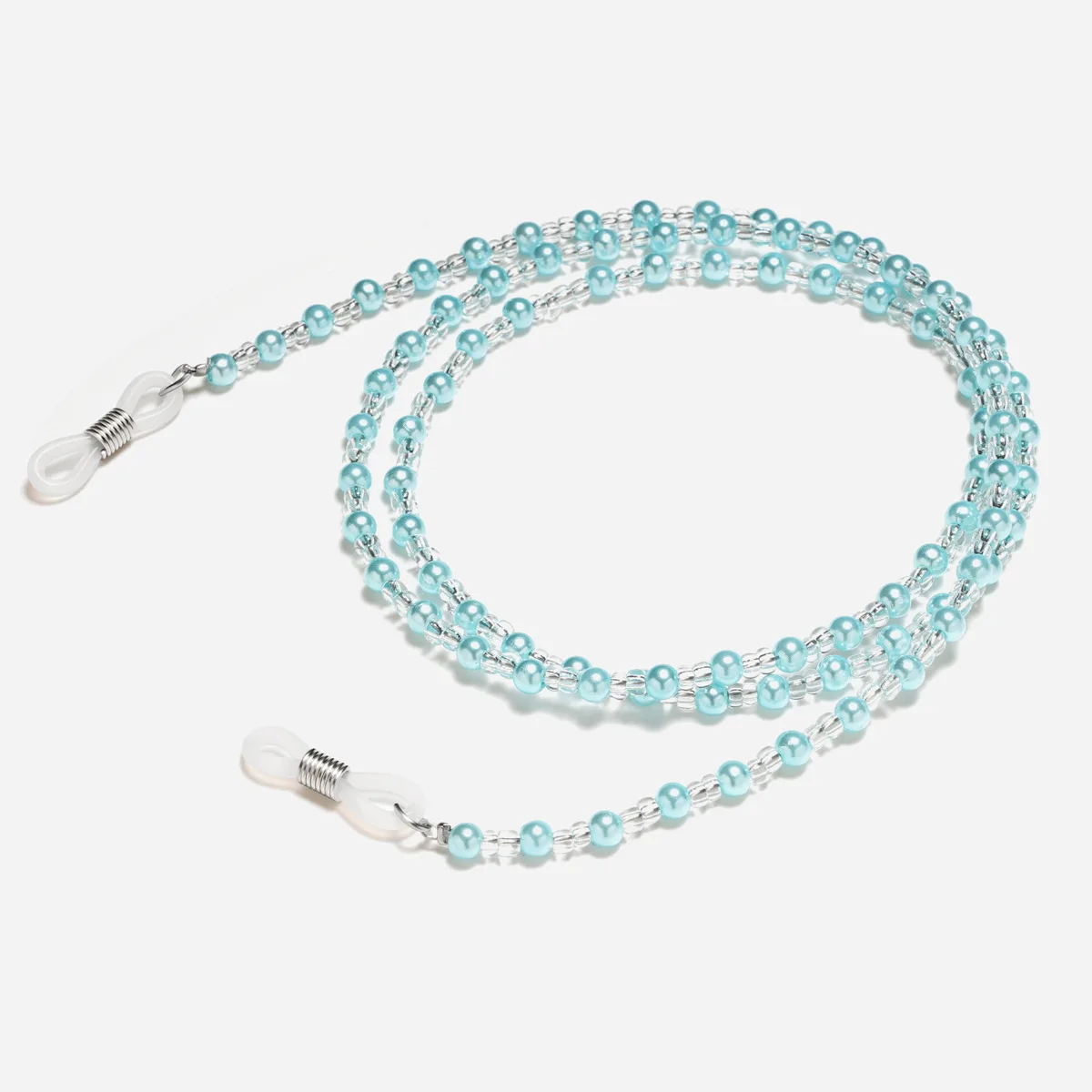 Fashion Woman Sunglasses Chain Cylinder Bead Chain Anti-Falling Glasses Eyeglasses Cord Necklace Gift for Female mask Lanyard