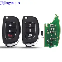 jingyuqin 3B 433Mhz With id46 Car Key Board Control For Hyundai Solaris Accent Tucson l10 l20 l30 Kia Rio Ceed