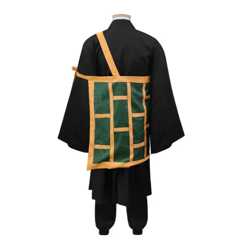 Anime Geto Suguru Cosplay Costume Jujutsu Kaisen Kimono Black Blue Japanese Uniform Halloween Role Play Clothes for Men Women