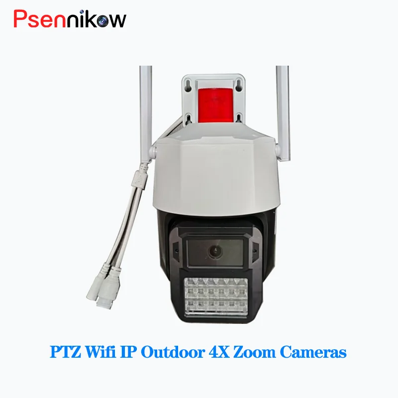 

AI Human Tracking Two-way Audio HD Night Color Cam 8MP Wireless Security Surveillance PTZ Wifi IP Outdoor 4X Zoom Cameras