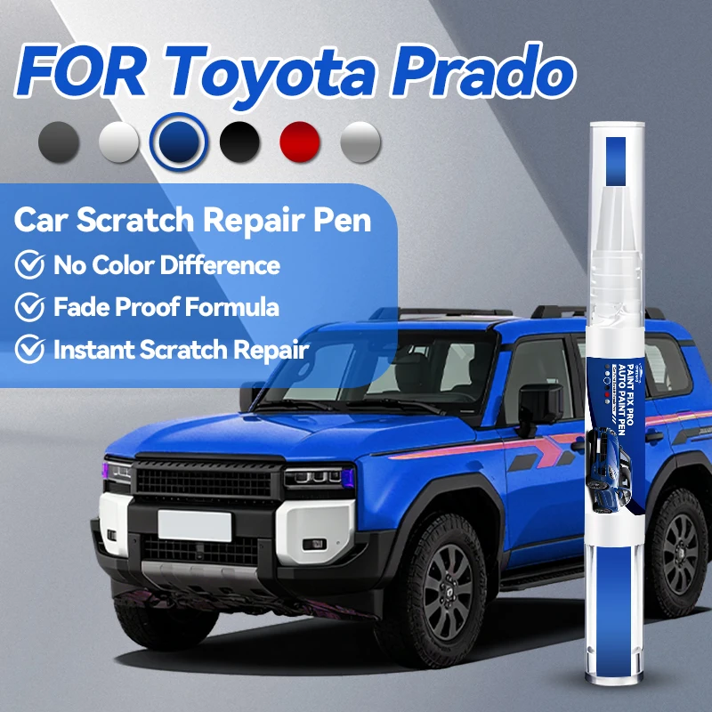 

Специализированный карандаш для ремонта краски Toyota Prado 1996-2025 J120 J250, средство для удаления царапин, аксессуары для авто, черный