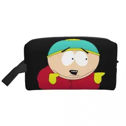 Custom Cartoon Anime SouthPark Toiletry Bag Women Eric Cartman Cosmetic Makeup Organizer Lady Beauty Storage Dopp Kit Case