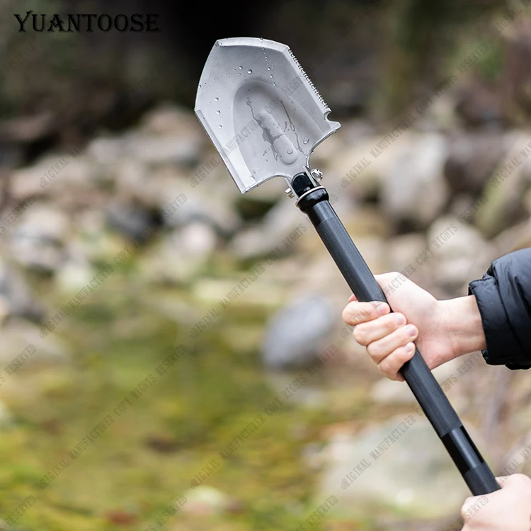 

Yuantoose Wholesale Price Gardening Tool Shovel Camping Shovel Aluminum Handle Outdoor Aluminum Alloy Shovel